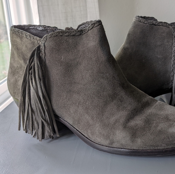 Sam Edelman Paige Fringe Short Booty - Picture 2 of 8